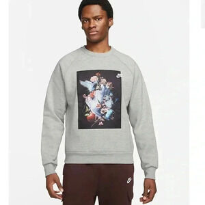 Nike Sportswear Men's Fleece 'Air Force 1 Masterpiece' Crew Neck Sweatshirt Sz S